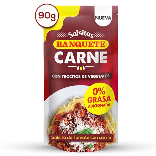 Salsita Banquete tomate con carne - 90 g