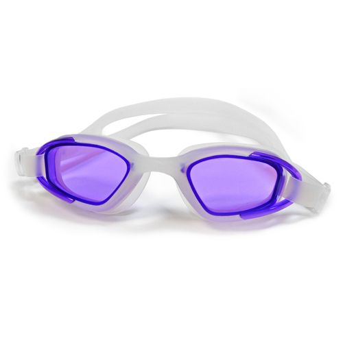 Lente De Natación Everlast Shark Adulto Blanco Con Morado