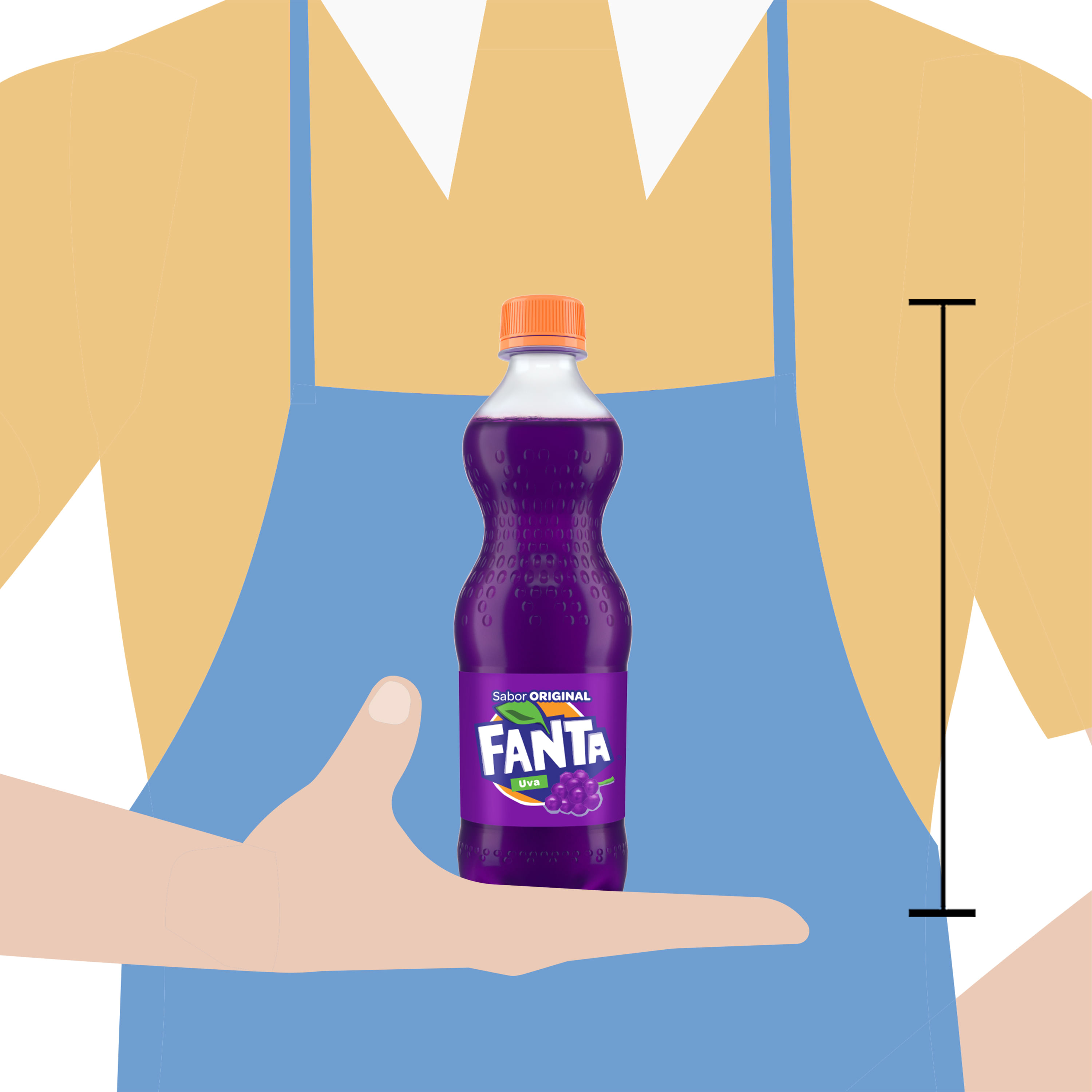 Fanta Naranja Botella 1000Ml 