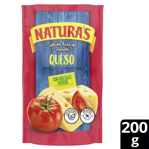 Salsa Tomate Naturas Queso - 200g