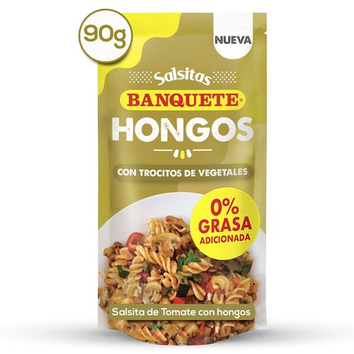 Salsita Tomate Con Hongos Banquete Doypack - 90g