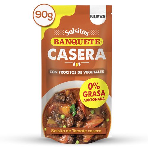 Salsa Banquete para pasta sabor casero - 90 g