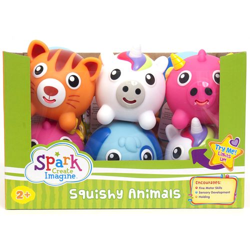 Animales Suaves Spark Create Imagine, squishy con luz
