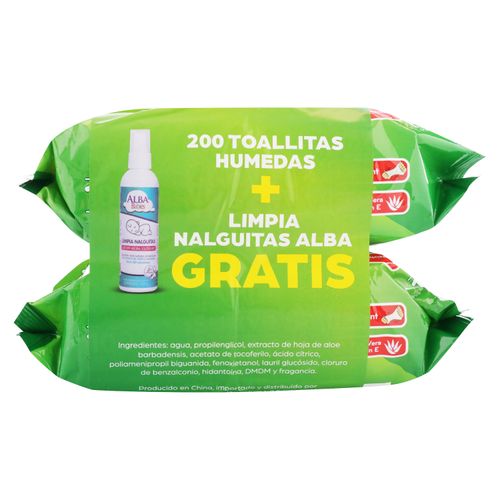 Toallitas Húmedas Suave & Fresco 2 Pack -200 g
