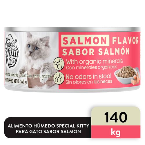 Alimento Special Kitty Gato Sabor Salmon -140 g