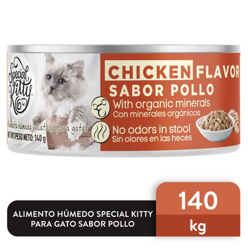 Alimento Húmedo Special Kitty Para Gato Sabor Pollo - 140g