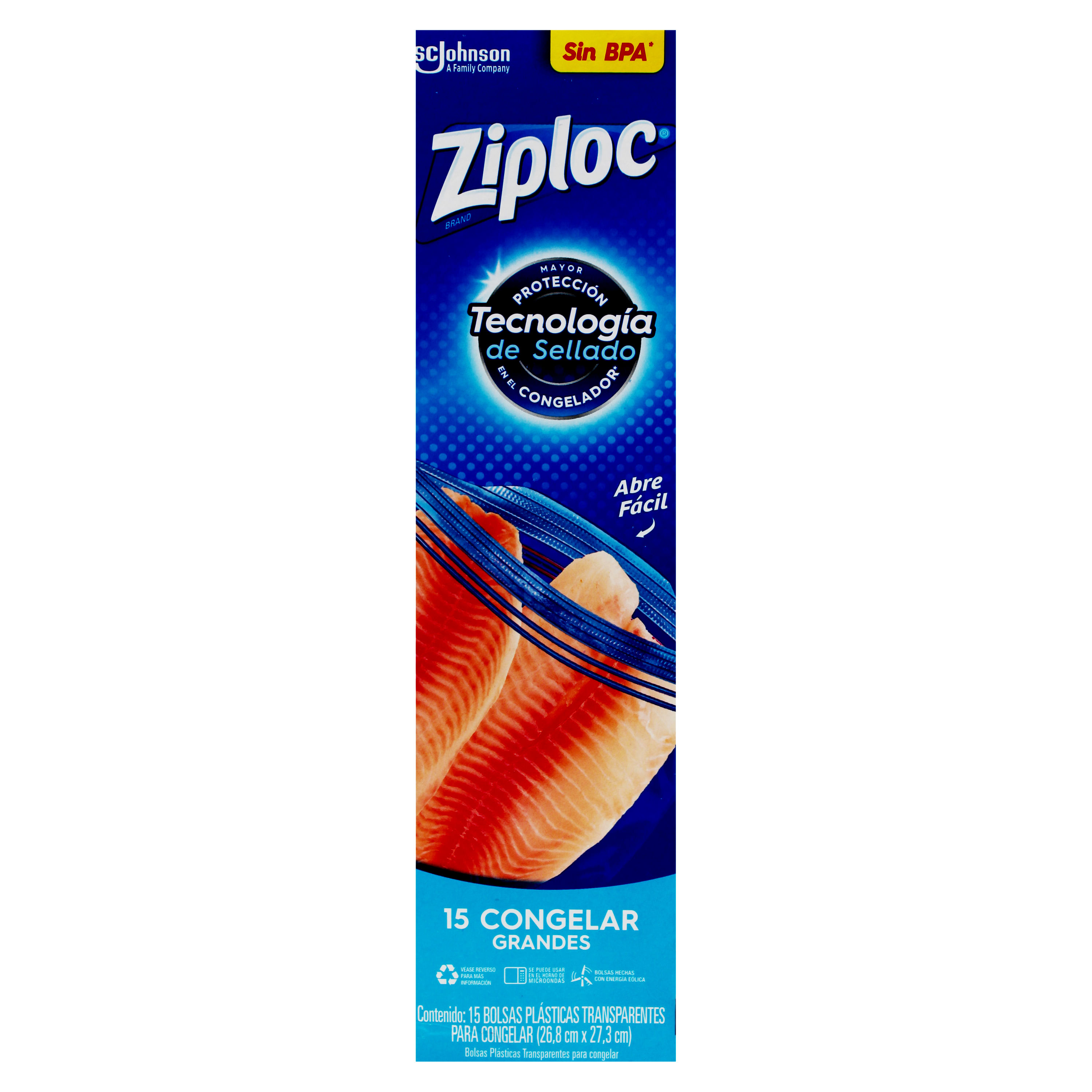 Ziploc®, Ziploc (R) Bolsa para Congelar Grande