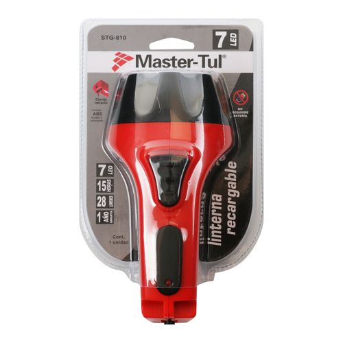 Linterna Recargable 7 Led Master Tul