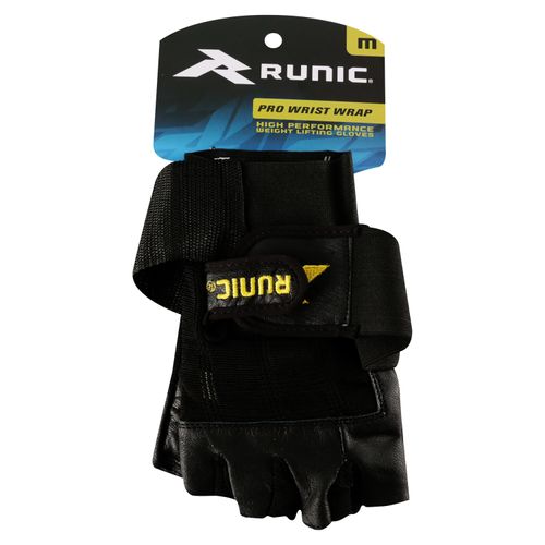 Guantes Runic para pesas con muñequera talla m - 2 pzas