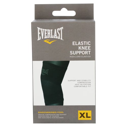 Rodillera Everlast elástica negra talla XL