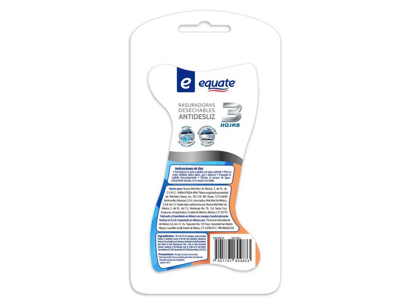 Rasuradoras-Desechables-Equate-3-Hojas-Antidesliz-2Pzas-3-57304