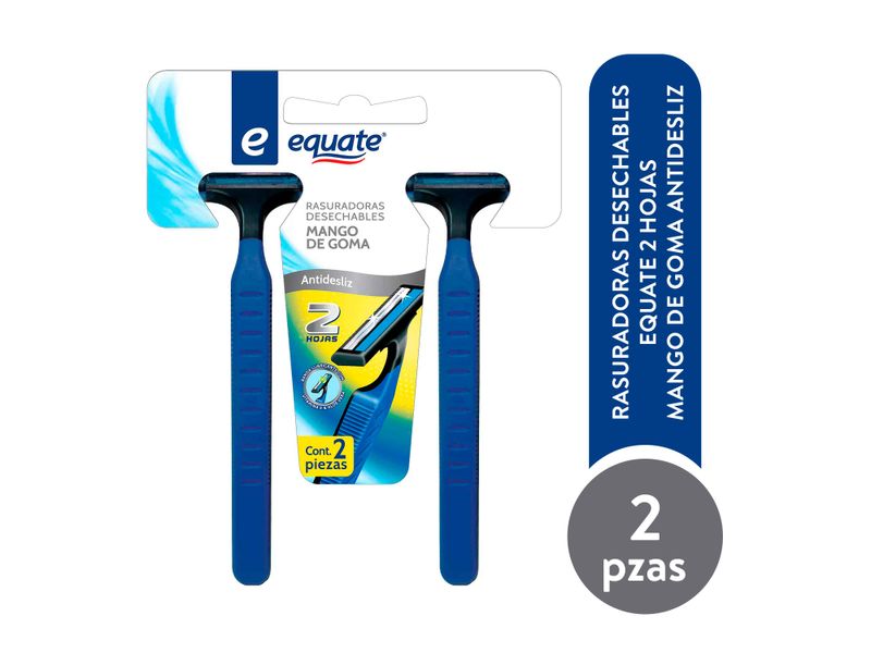 Rasuradoras-Desechables-Equate-2-Hojas-Mango-De-Goma-Antidesliz-2pzas-1-38788