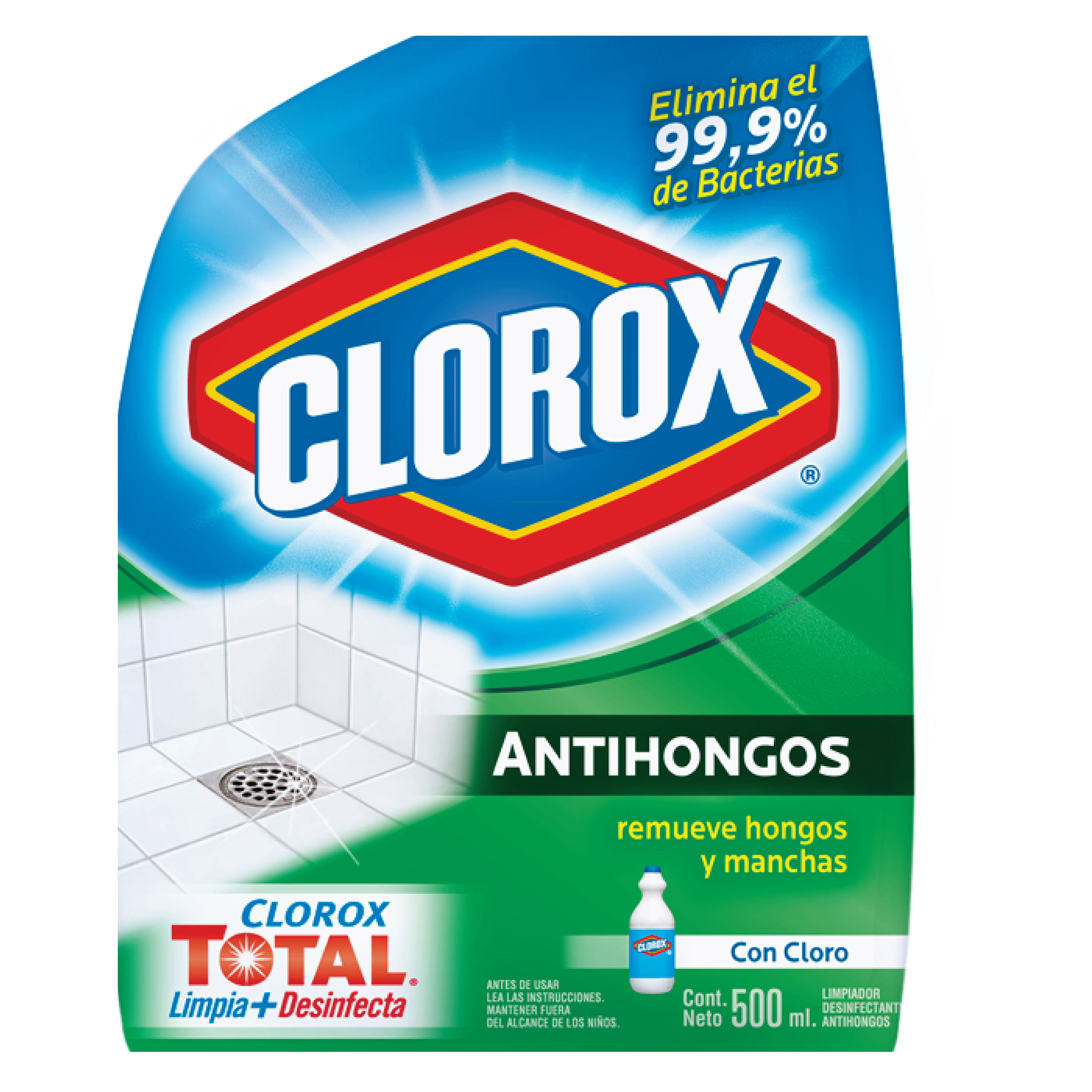 Comprar Limpiador Baños Clorox, Antihongos, Botella - 500ml | Walmart Costa  Rica - Maxi Palí | Compra en línea