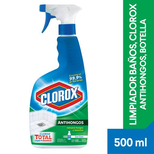 Limpiador Baños Clorox, Antihongos, Botella - 500ml