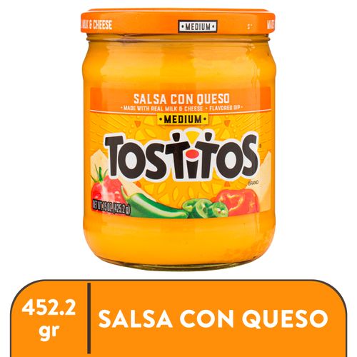 Salsa Tostitos Queso Jalapeno - 425.2gr