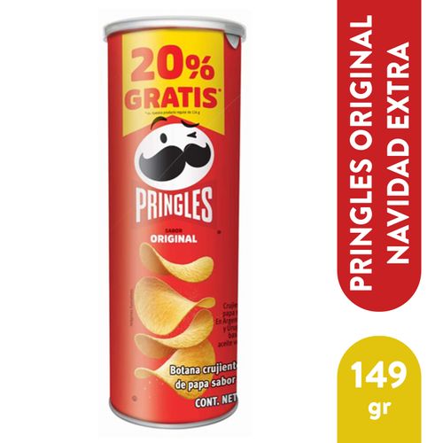Papas Pringles, Bonus Pack sabor Original -149g