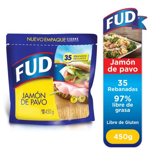 Jamón Fud de pavo zipack - 450 g