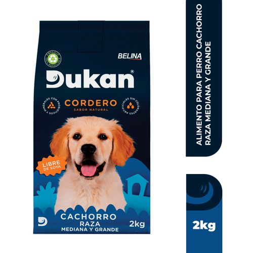 Alimento Para Perro Dukan Sabor Cordero, Cachorro Razas Medianas Y Grandes - 2kg