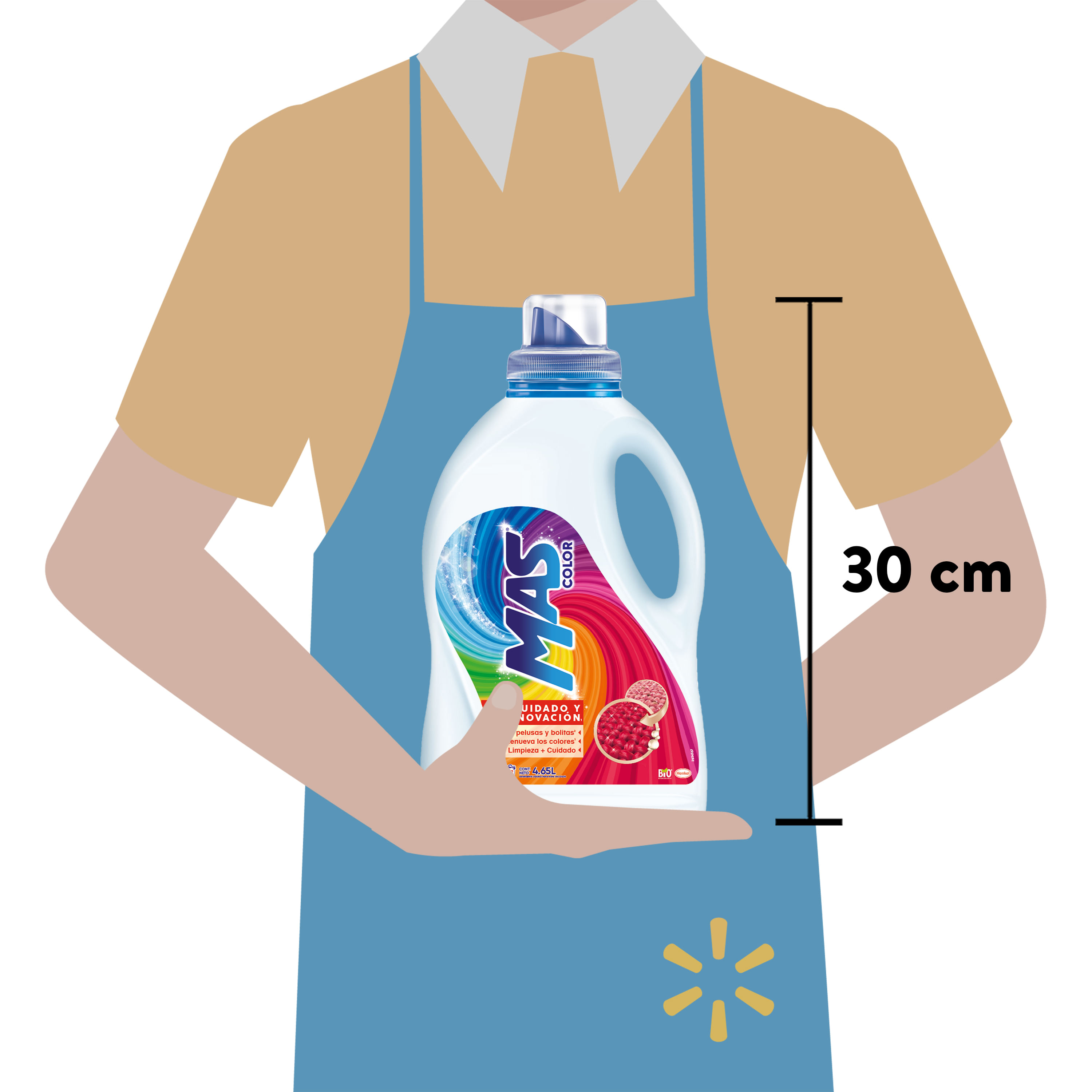 Detergente Liquido Bebe Mas 4.65 - Lt
