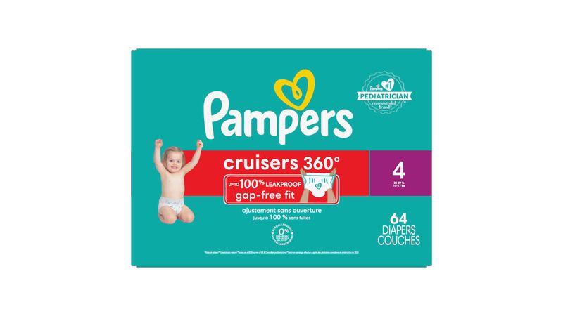 Comprar Pañales Pampers Cruisers 360° Pants Talla 4, 10-17kg - 64Uds, Walmart Costa Rica - Maxi Palí