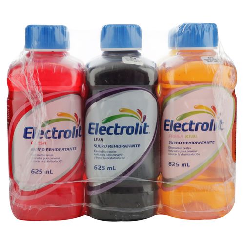 Suero Electrolit, Rehidratante Maracuyá 6 Pack -625 ml