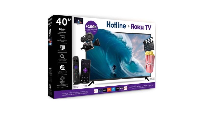 Comprar Pantalla Led Smart Hotline Roku TV 40 Pulgadas HL40RK, Walmart  Costa Rica - Maxi Palí