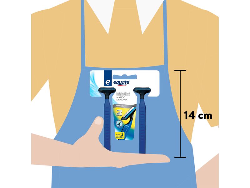Rasuradoras-Desechables-Equate-2-Hojas-Mango-De-Goma-Antidesliz-2pzas-4-38788