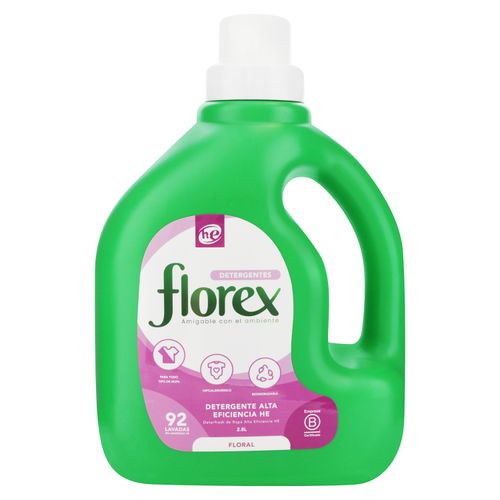 Detergente Florex Liquido Amigable Con El Ambiente - 2800ml