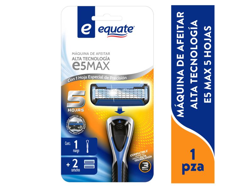 M-quina-De-Afeitar-Equate-E5-Max-Mango-2-Cartuchos-1Pza-1-80862
