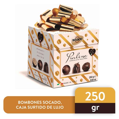 Bombones Socado Caja Surtida Dlujo - 250 g
