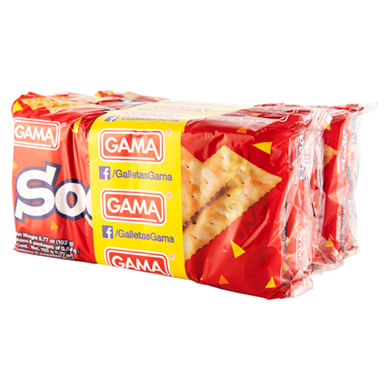 Galleta Gama soda 24 Uds - 576 g