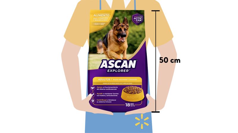 Comprar Alimento Ascan Perro Adulto Razas Mediana Y Grande 12