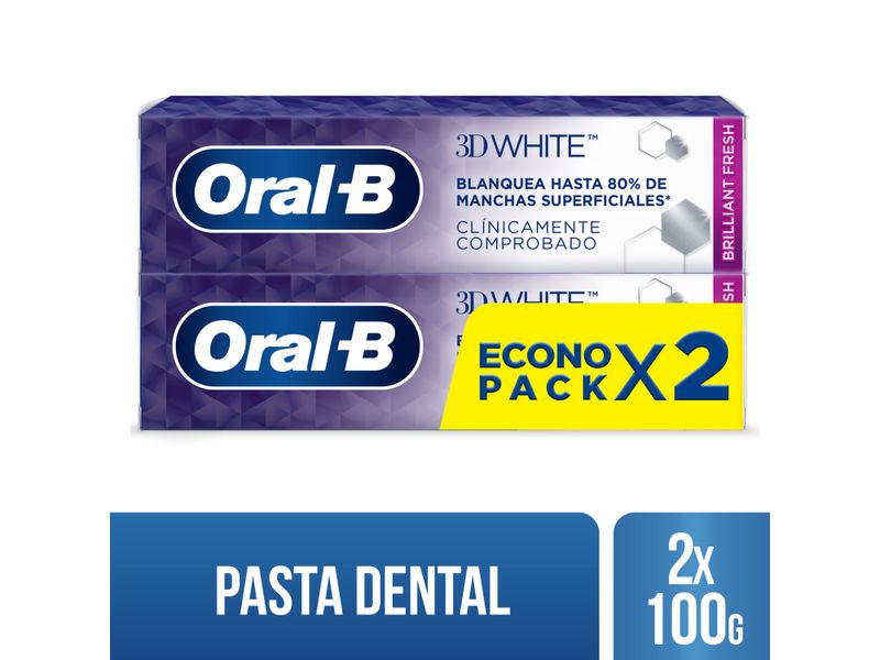 Pastas-Dentales-Oral-B-3D-White-Brilliant-Fresh-75-ml-100-g-2-Pack-150ml-1-33553