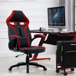 Silla-Gamer-Roja-Mainstays-Reclinable-Altura-Ajustable-Y-Respaldo-Lumbar-65x-69x-115-125Cm-5-83198