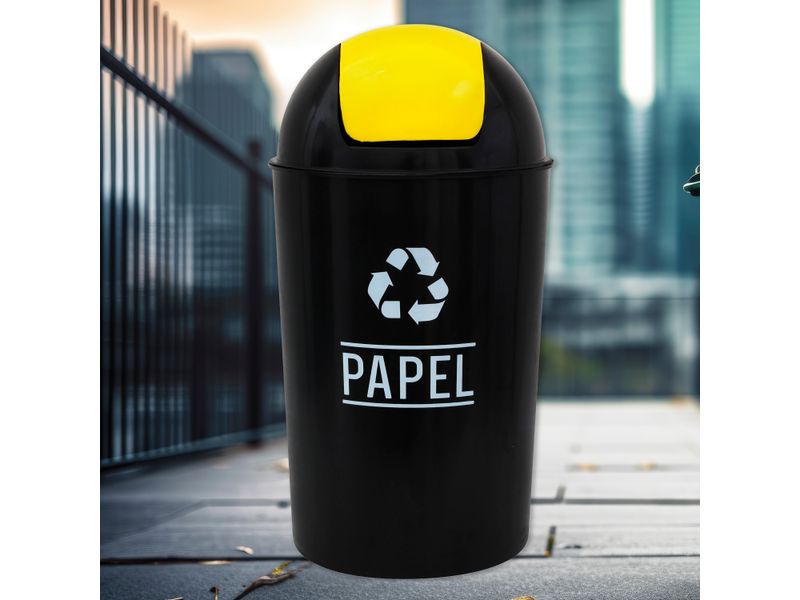 Basurero-Guateplast-Swing-Para-Reciclaje-Papel-Amarillo-30-Lt-3-88934