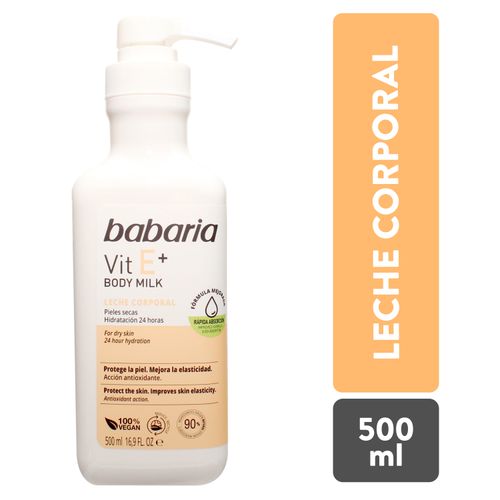 Crema Corporal Babaria Vitamina E -500 ml