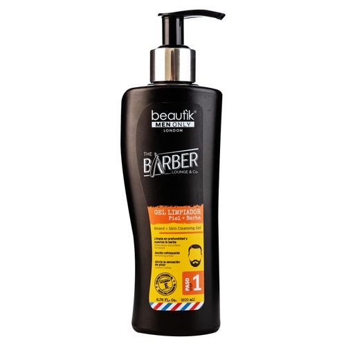 Gel Beautik Limpiador Piel y Barba -200 ml