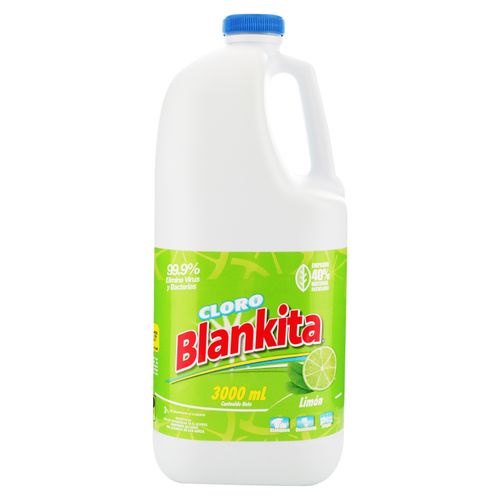 Cloro Blankita Limón Botella -3000 ml