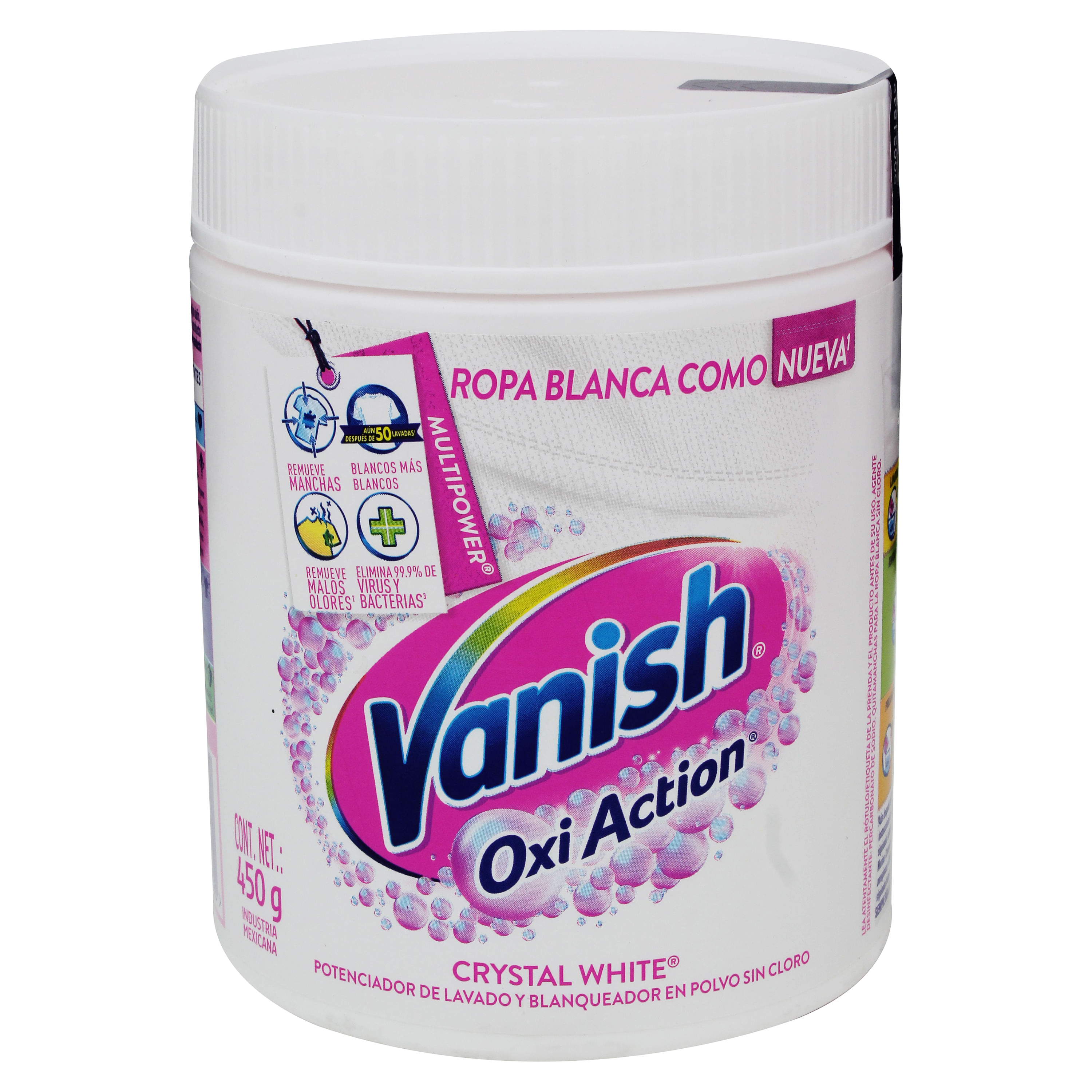 Vanish Oxi Action - Quitamanchas para Ropa Blanca y de Color, en