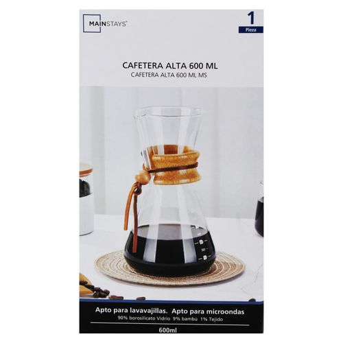Cafetera Mainstays Alta 600ml