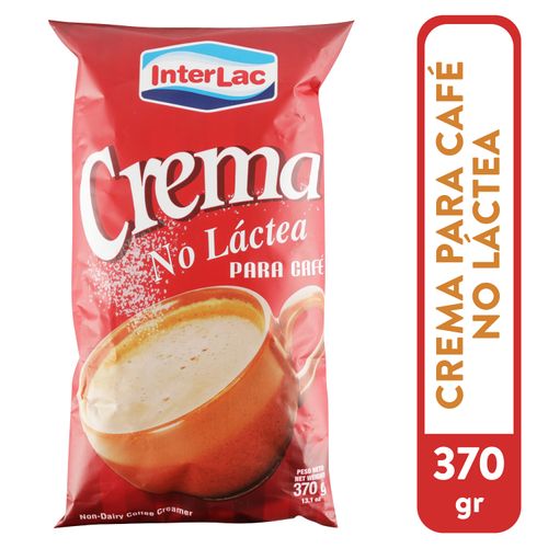 Crema para café Interlac no láctea - 370 g