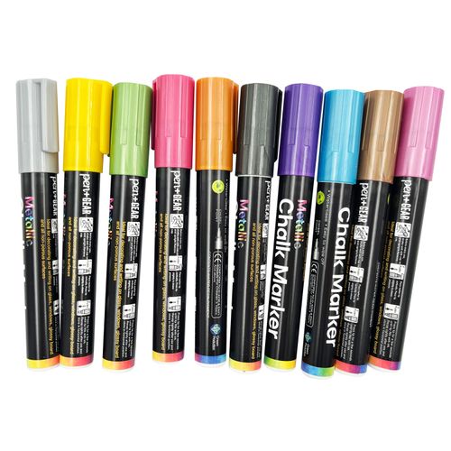 Tizas Pen Gear, multicolor -10 uds