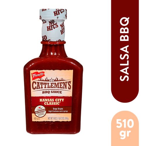 Salsa Frenchs Salsa BBQ Cattlemen´s Kansas -510gr