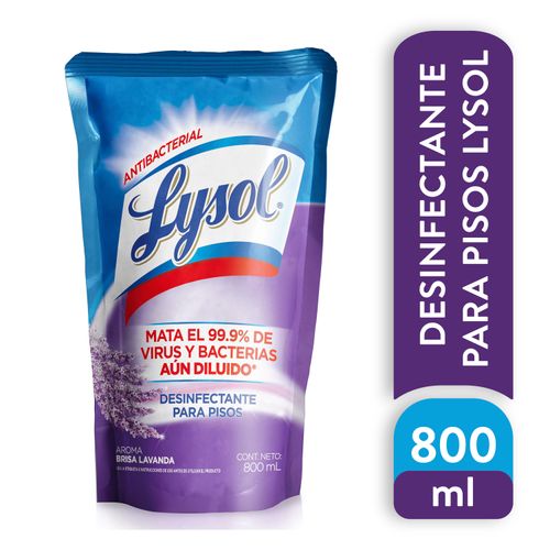 Desinfectante Para Pisos Lysol Lavanda Doypack -800ml