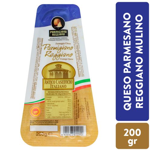 Queso Antonio Caseificio parmesano reggiano - 200 g