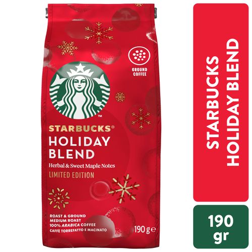 Café Starbucks holiday blend molido bolsa - 190 g