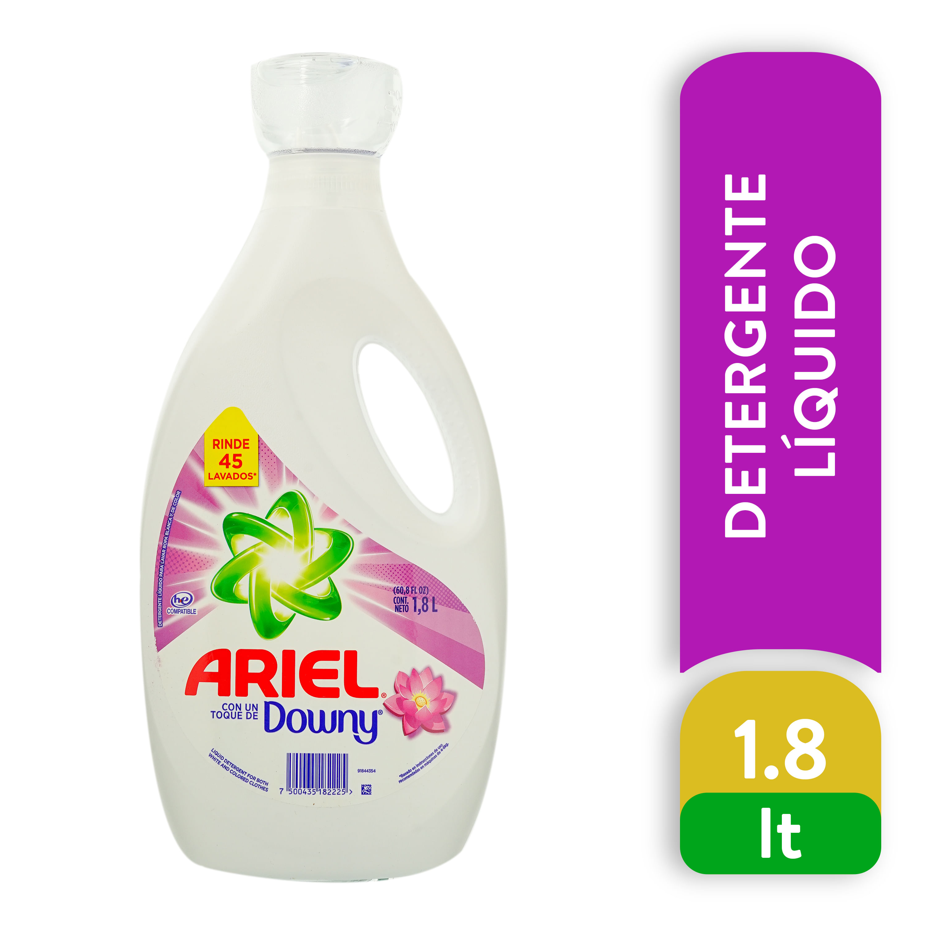Comprar Detergente Líquido Ariel Con Un Toque De Downy 1,8 L