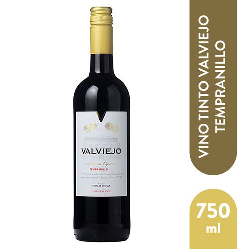 Vino tinto Valviejo selección especial tempranillo - 750 ml