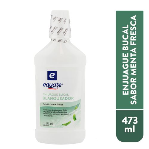 Enjuage Equate Glowing White Rinse Menta -473ml