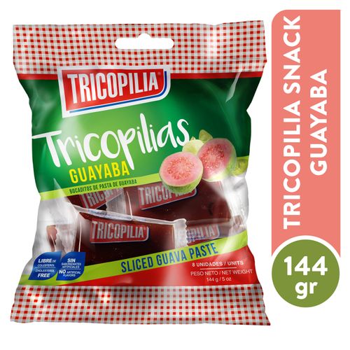 Bocadito Tricopilia guayaba paquete 8 Uds - 144 g